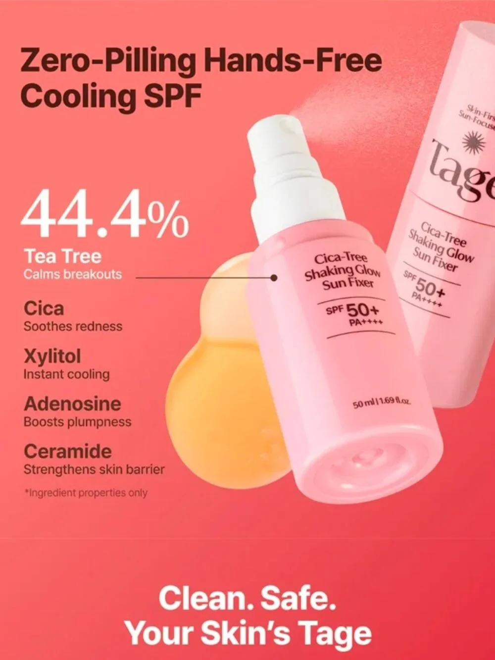 Tage - Cica-Tree Shaking Glow Sun Fixer 50ml / 1.69 FL OZ